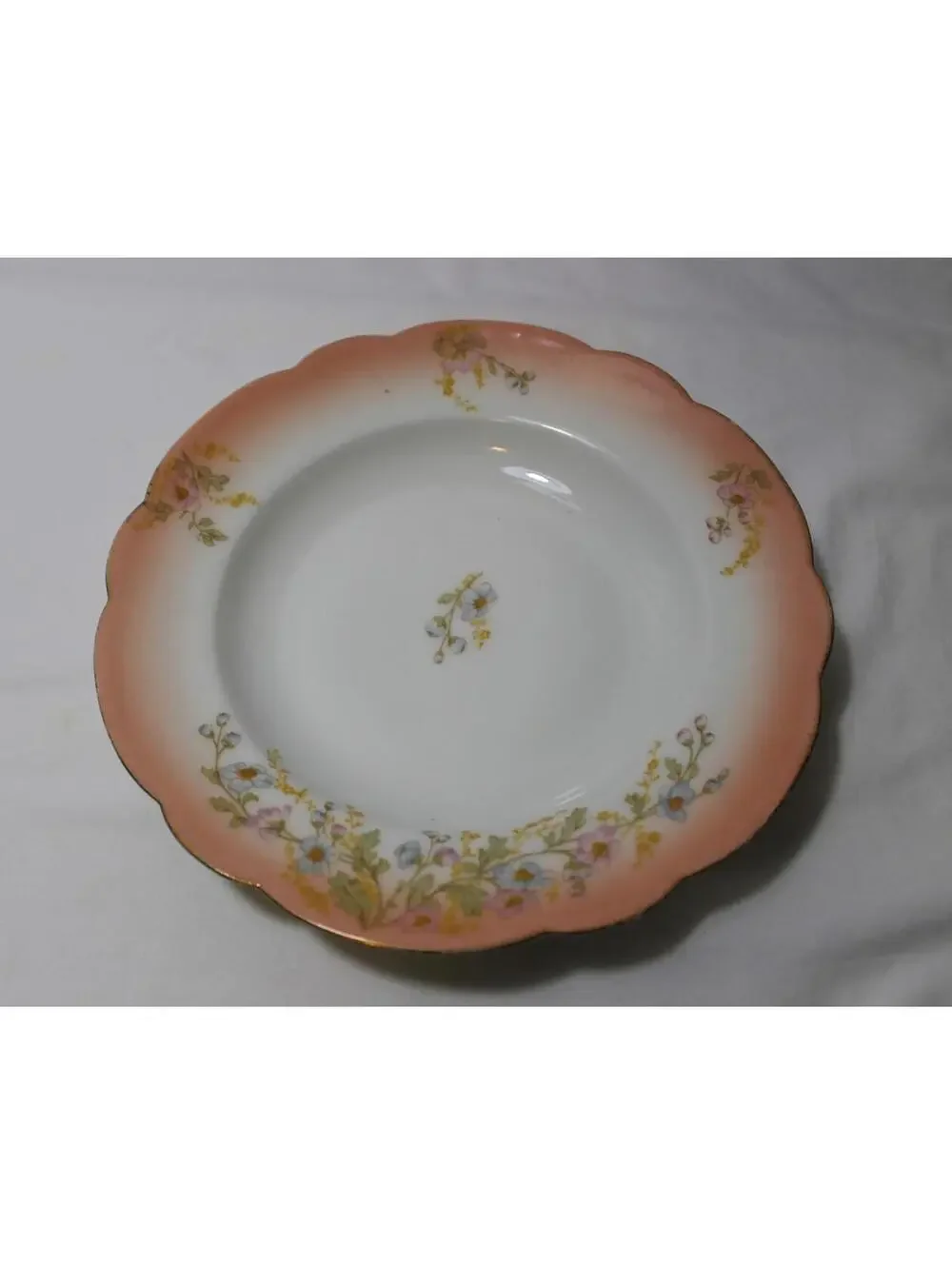 Vintage Limoges Elite 9 Inch Shallow Soup or Serving Bowl, France